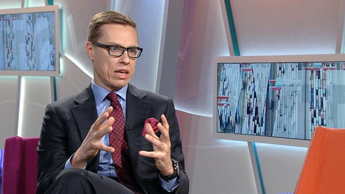 Eurooppa- ja ulkomaankauppaministeri Alexander Stubb.