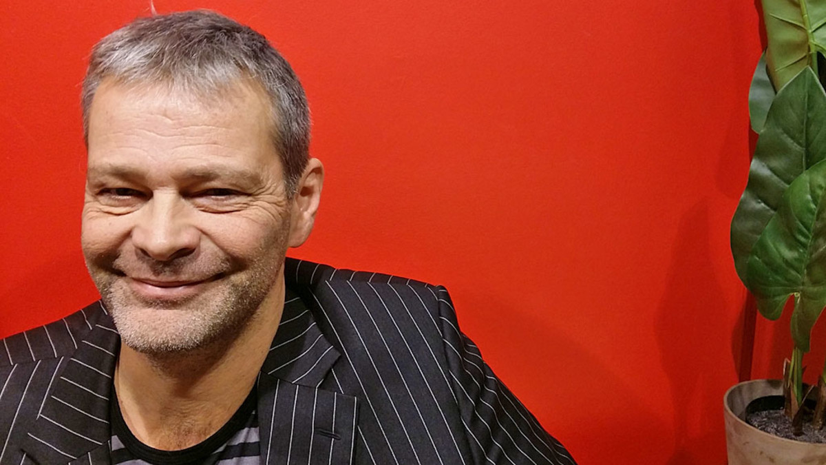 Roman Schatz hymyilee.