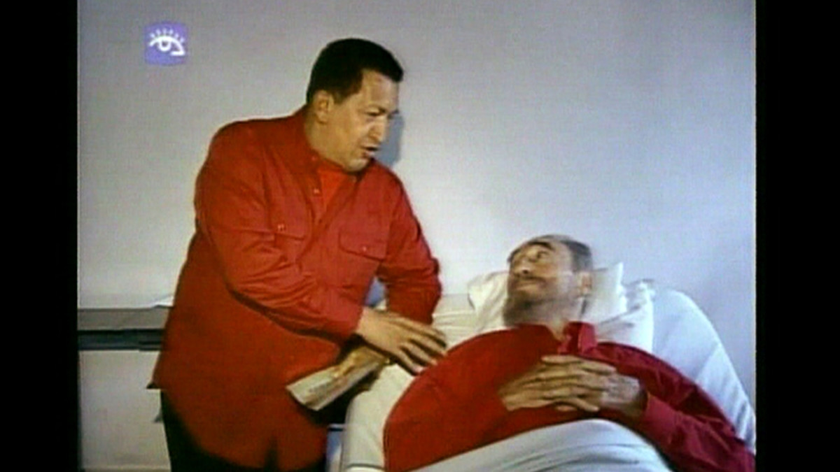 Hugo Chávez ja Fidel Castro.