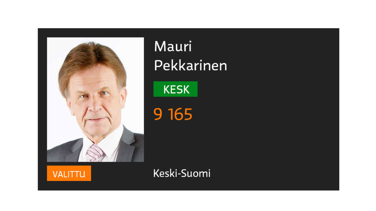 Mauri Pekkarinen.