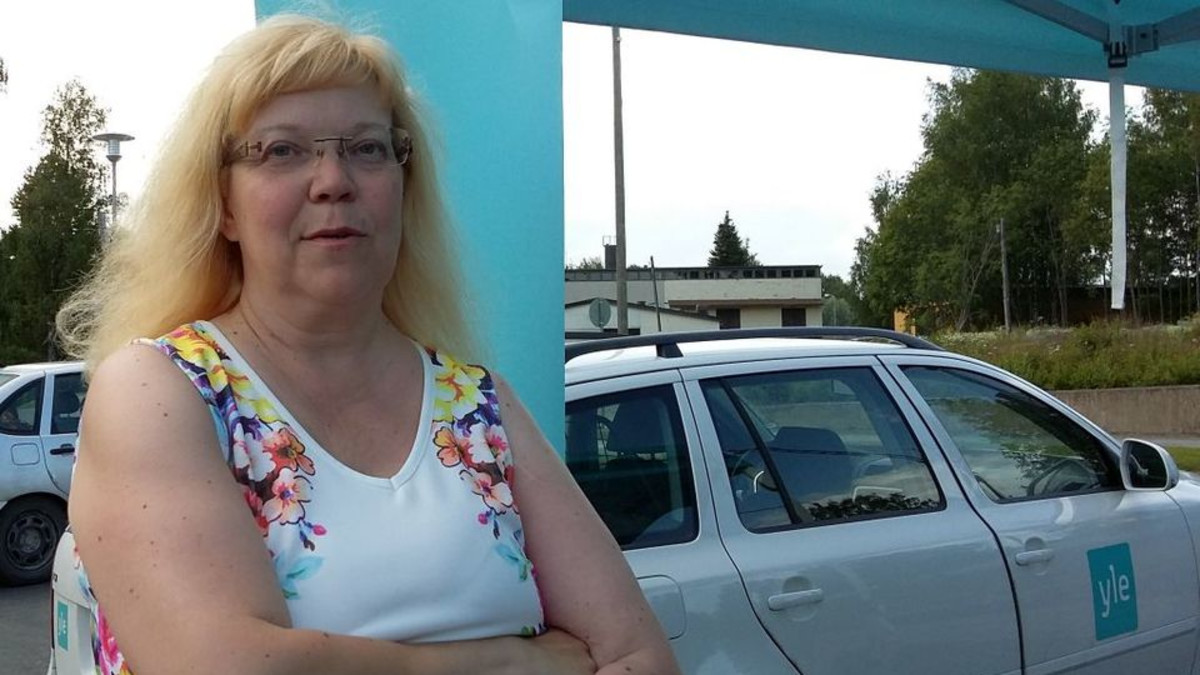 Pirkko Oinonen vieraili Yle Keski-Suomen teltalla.
