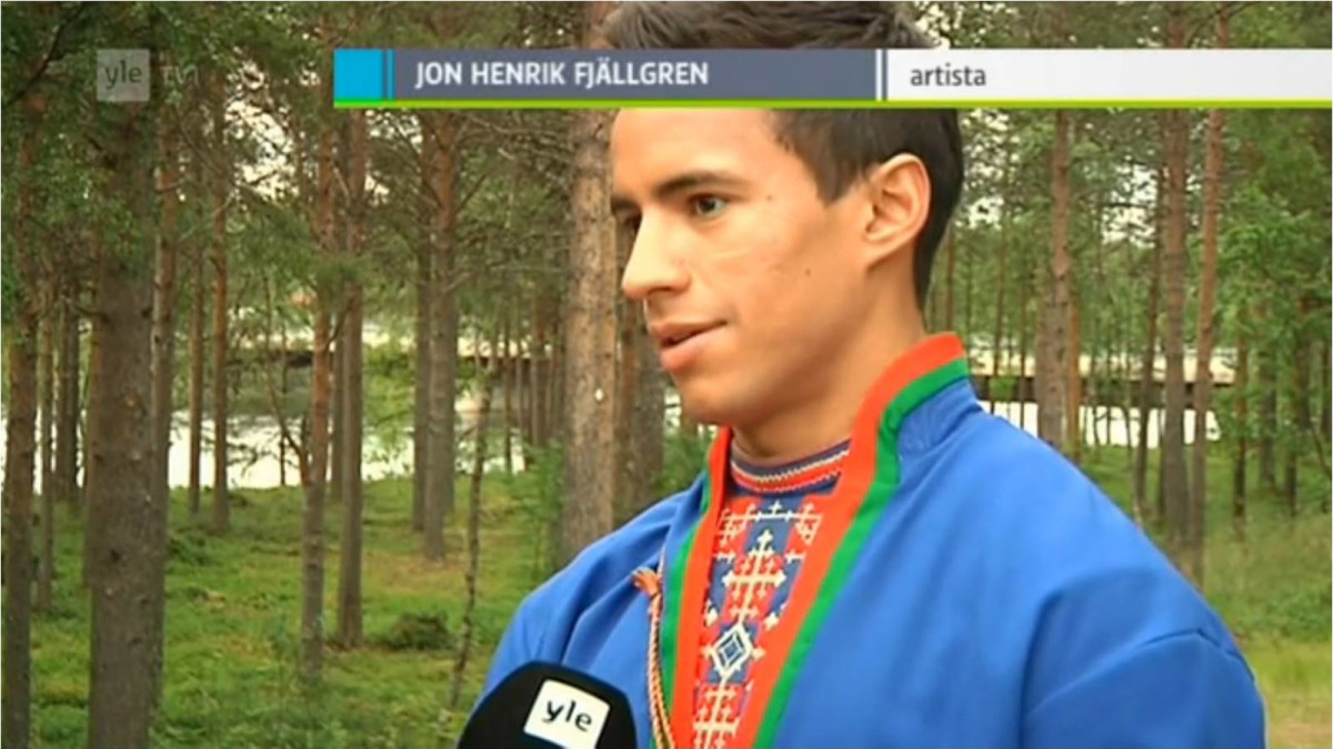 Jon Henrik Fjällgren Anáris borgemánus 2015.