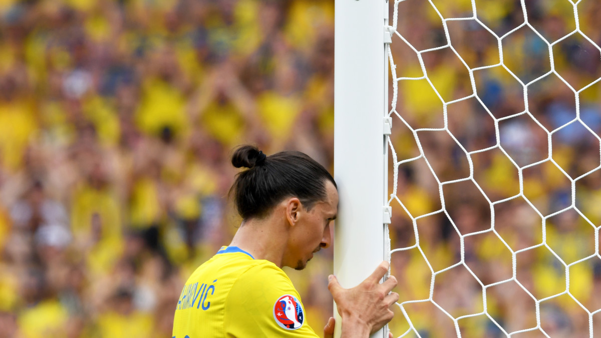 Ruotsin Zlatan Ibrahimovic UEFA EURO 2016 Jalkapallon EM
