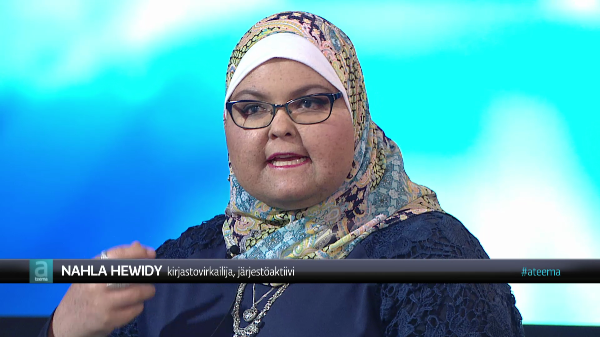 Nahla Hewidy A-teeman lähetyksessä 27.4.2017