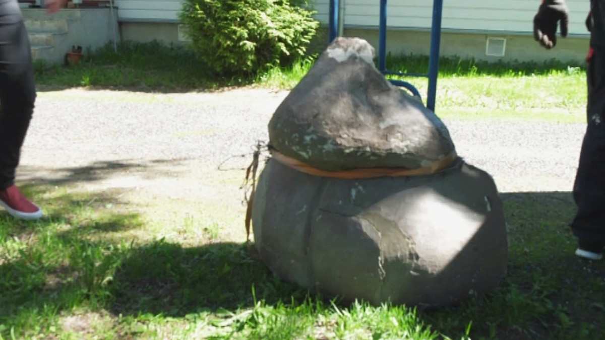 Kekkospatsaasta irronnut nenä.