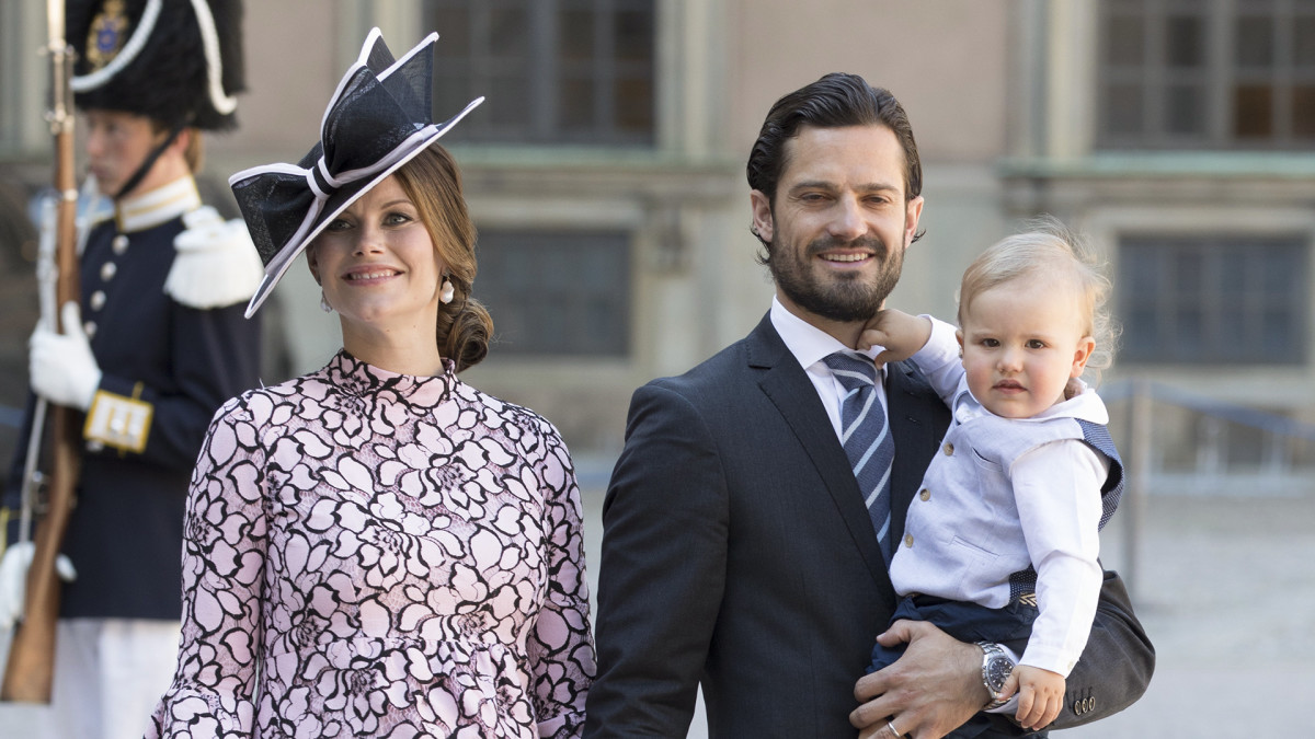 Prinsessa Sofia, prinssi Carl Philip ja prinssi Alexander.