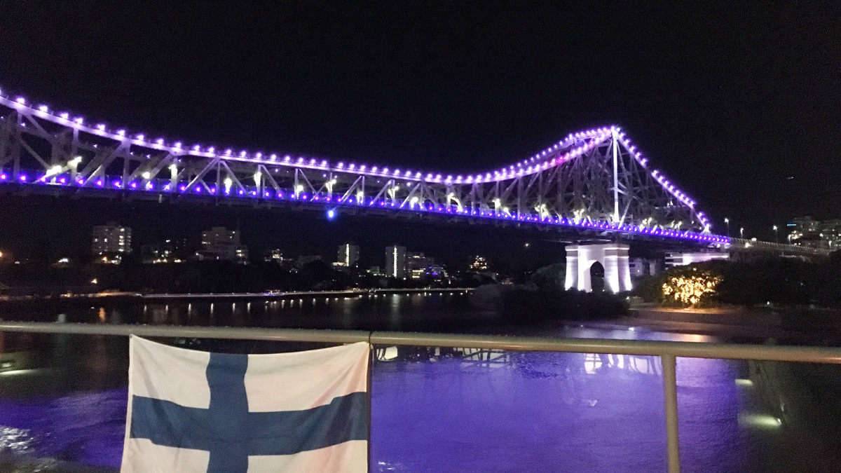 Itsenäisyyspäivä Brisbanessa.
