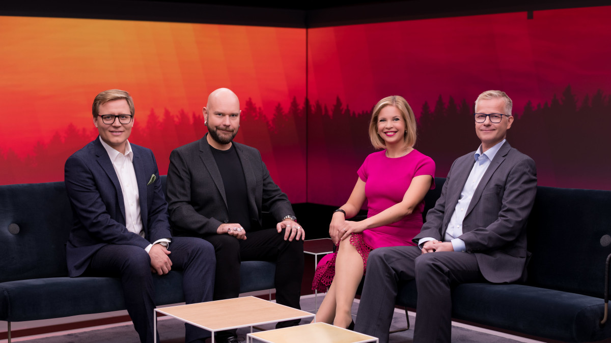 Ylen aamu - Mikko Haapanen, Totti Toivonen, Anna Lehmusvesi ja Juha Hietanen