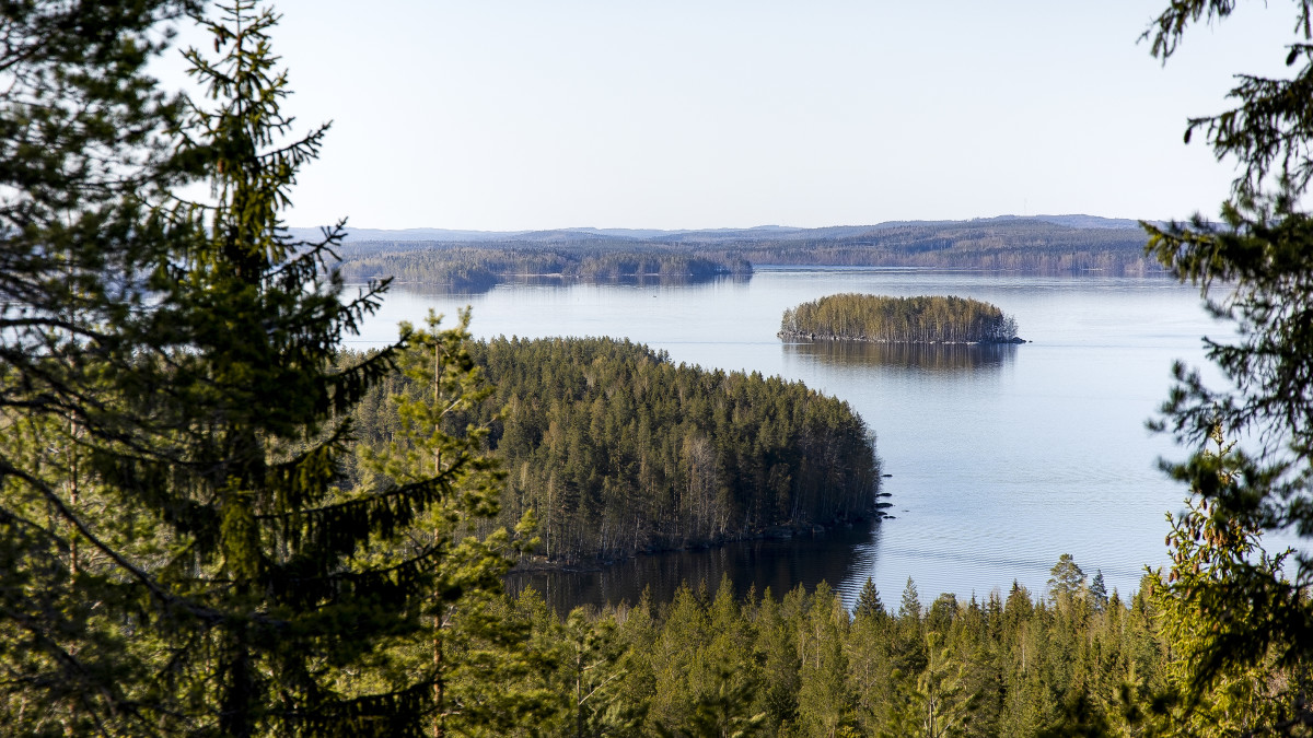 Maisema Hyyppäänvuorelta.