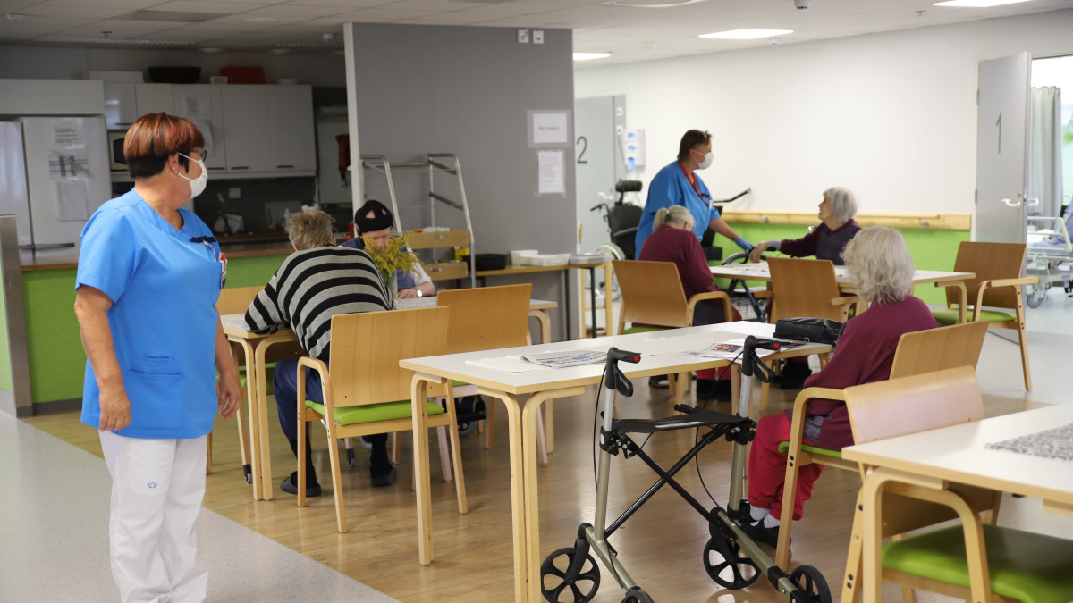 Lauttarannan kotiutusyksikkö Kuusankoskella Kouvolassa.