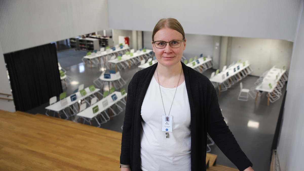 Mari Koskela Kotkan opetustoimen johtava psykologi.