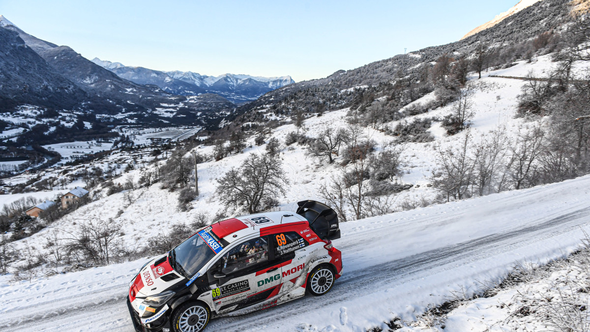 Kalle Rovanperä Monte Carlon MM-rallissa 2021.