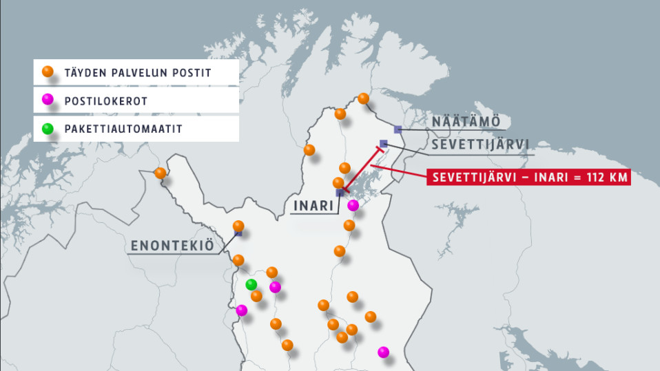 Postitoimipaikat Lapissa