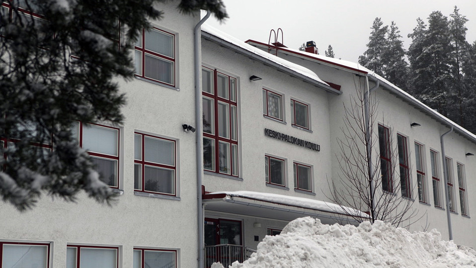 Keski-Palokan koulu Jyväskylässä.