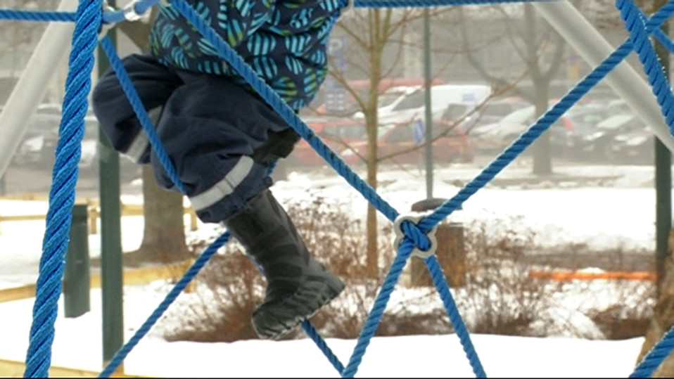 Hampstan leikkipuisto Kouvolassa.