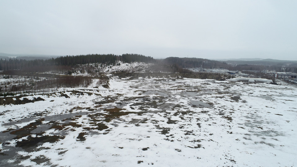 Havusellutehtaan tontti.