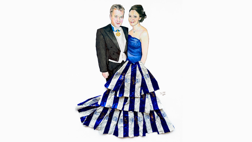 Sauli Niinistö ja Jenni Haukio