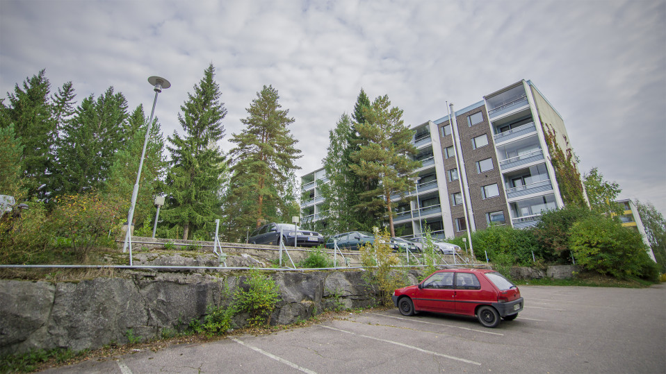 Lähiön taloja