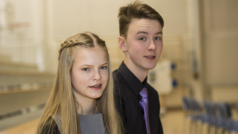 Kajaanilaiset Tuomas Haverinen ja Roosa Samelin