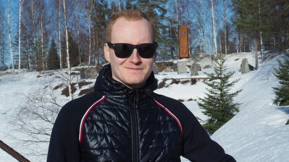 Kasimir Sandman, 22, Outokummun vanhalla kaivoksella.