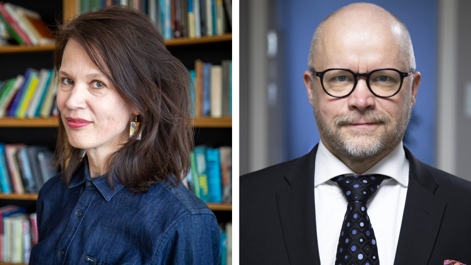 Elina Pylkkänen ja Aki Kangasharju