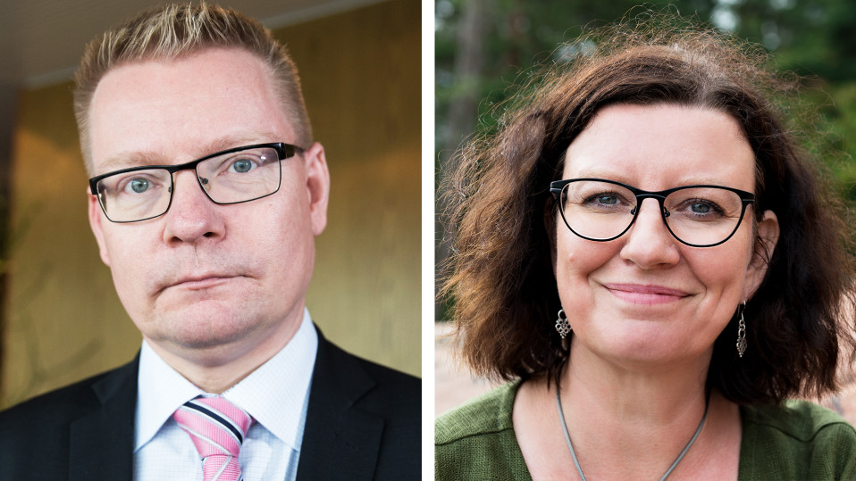 Timo Jaatinen ja Päivi Lundvall