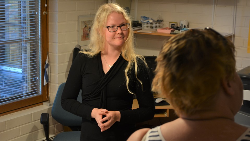 Hartolan kunnan hyvinvointikoordinaattori Johanna Huttunen