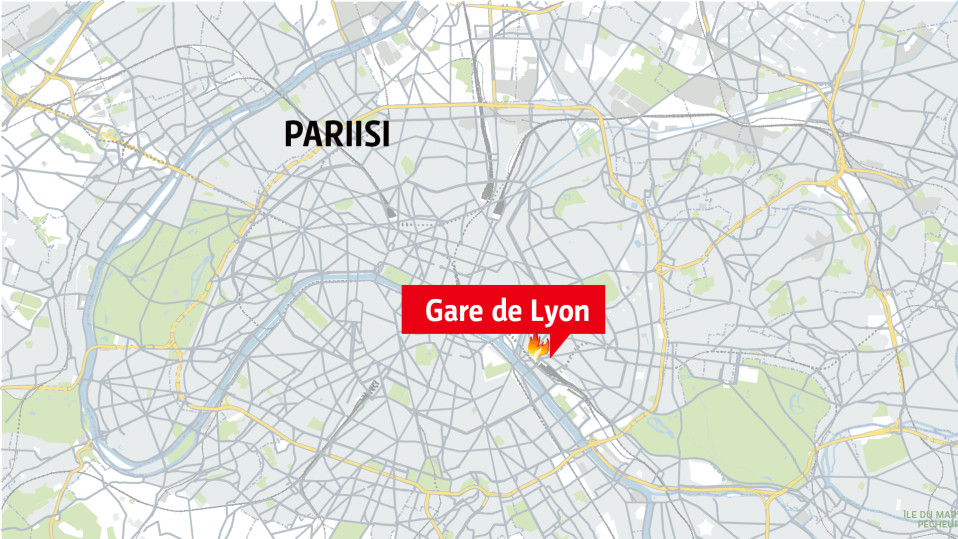 Pariisin kartta.