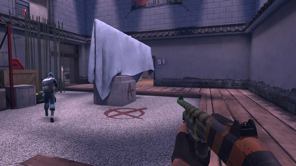 Kuvakaappaus Critical OPS -pelistä.