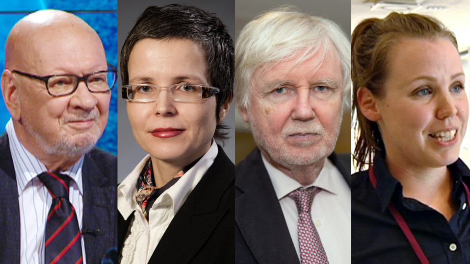 Jaakko Iloniemi, Katri Pynnöniemi, Erkki Tuomioja ja Saara Jantunen.