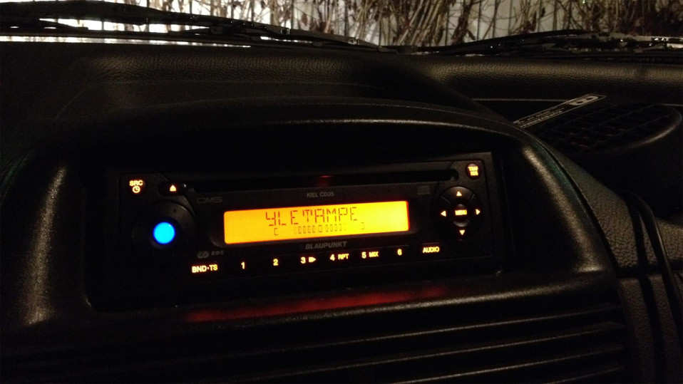 Autoradio on Yle Tampereen taajuudella