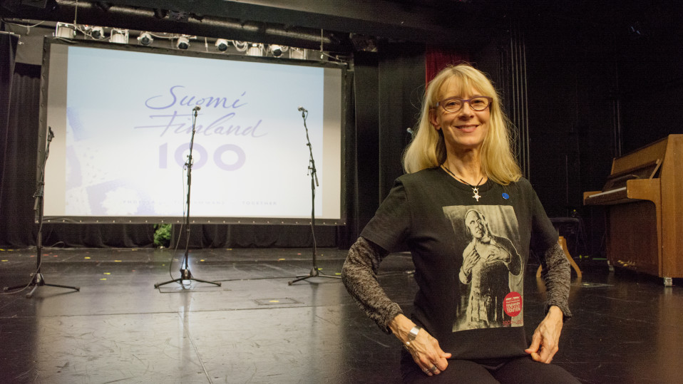 Kajaanin kaupunginteatterin teatterinjohtaja Helka-Maria Kinnunen
