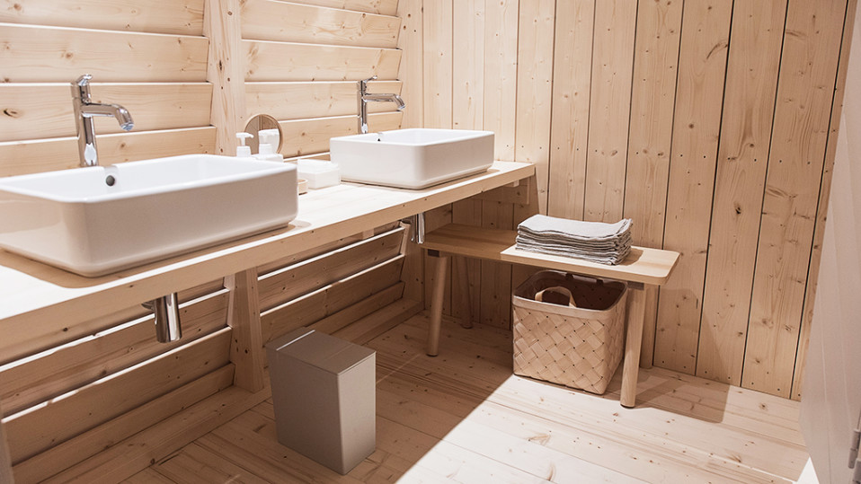 Suomalainen design-mökki.