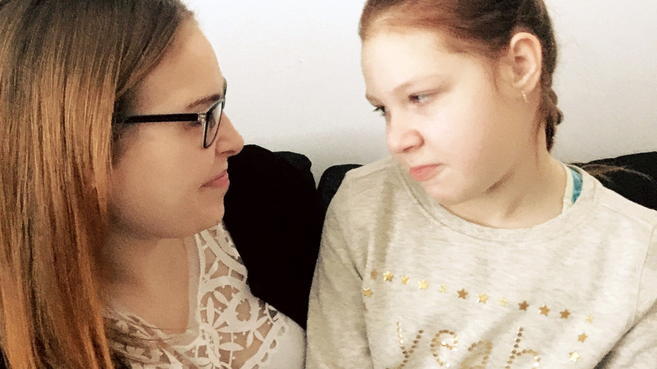 Niina-Maarika Pekkala ja tyttärensä Minttu.
