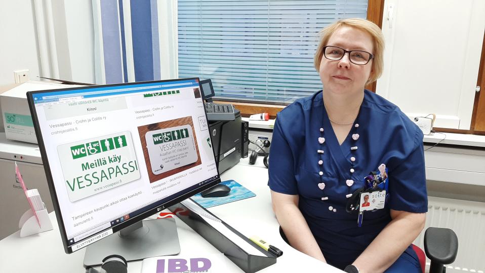 IBD-hoitaja Marjo Stenberg