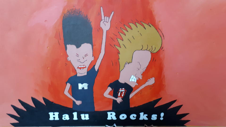 Haukiputaan lukion penkkarikyltti.