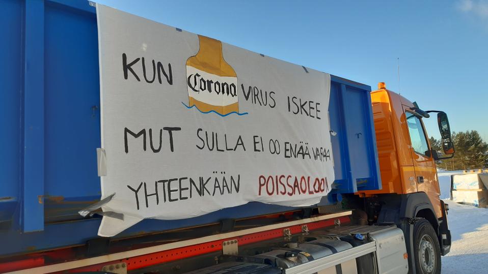 Penkkarilakana Kajaanin lukio
