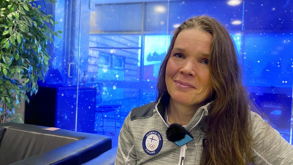 Suomen Olympiakomitean ylilääkäri Maarit Valtonen.