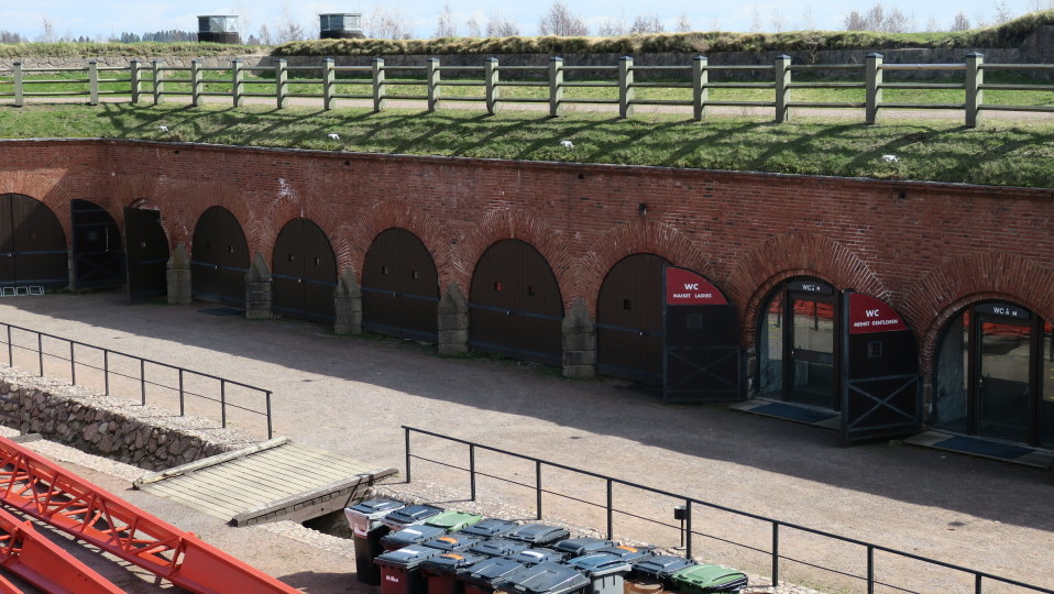 Hamina Bastionin linnoitusmuuri