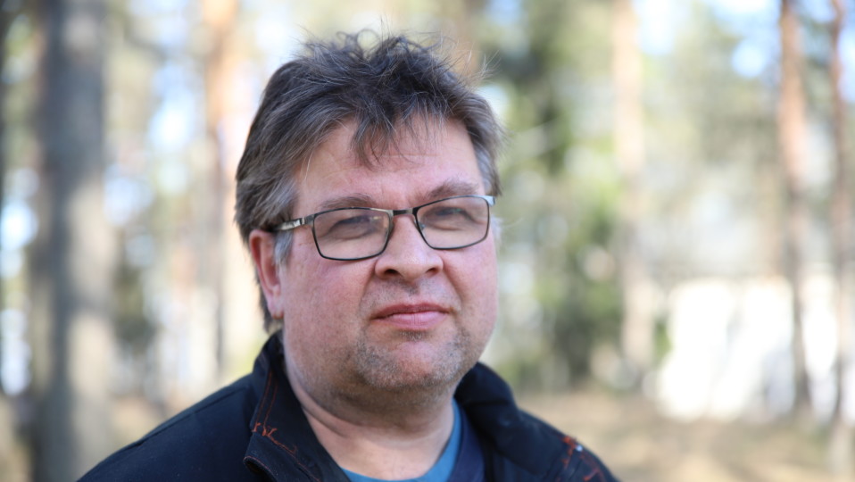Kuivannon kylän aktiivi Marko Taavila Orimattilasta