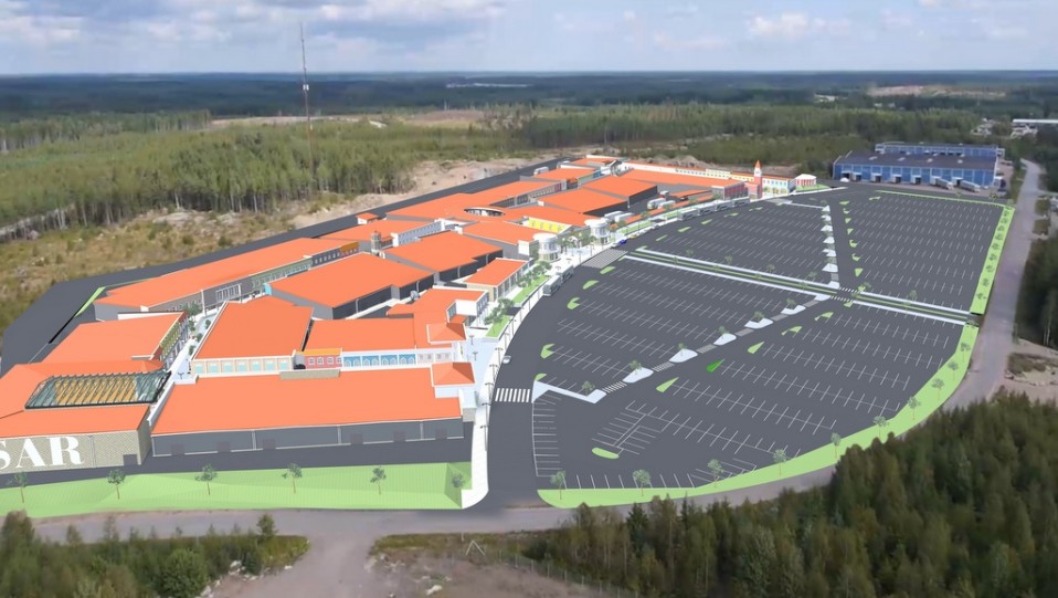 Vaalimaa, kauppakeskus, outlet, Virolahti
