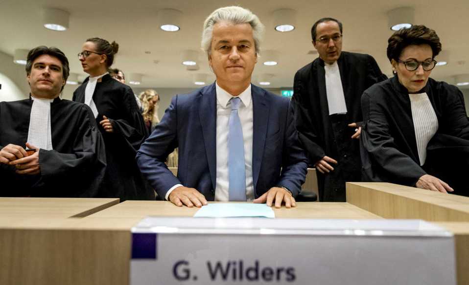 Geert Wilders oikeudessa