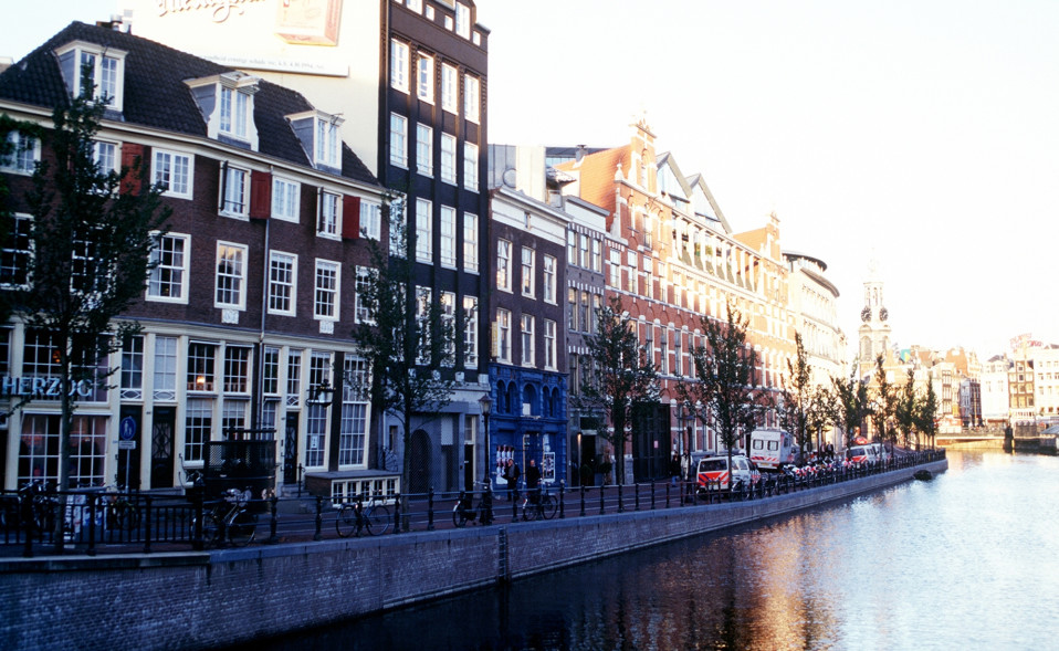 Näkymä Amsterdamin kaupunkiin.