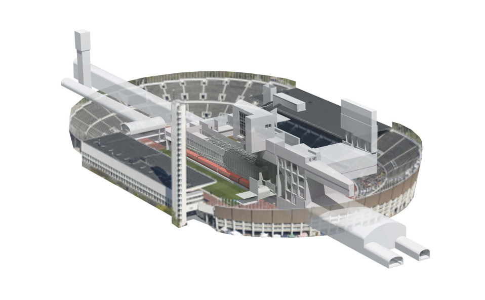 Kun Tapiolan metroaseman suhteuttaa Olympiastadionin kokoon, huomaa, että metron asemahalli on aika iso. Ilmanvaihtokuilut alhaalta ylös ovat suunnilleen stadionin tornin korkuisia.