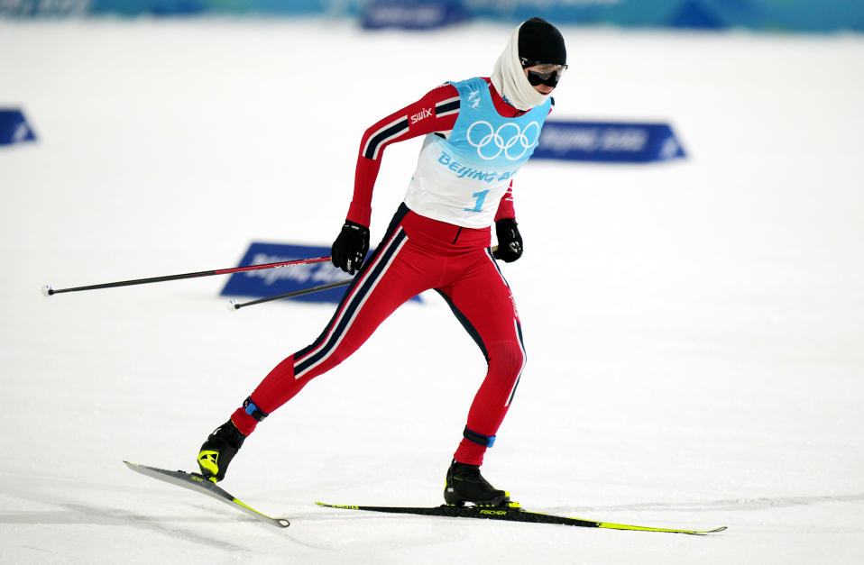 Jarl Magnus Riiber åker skidor.