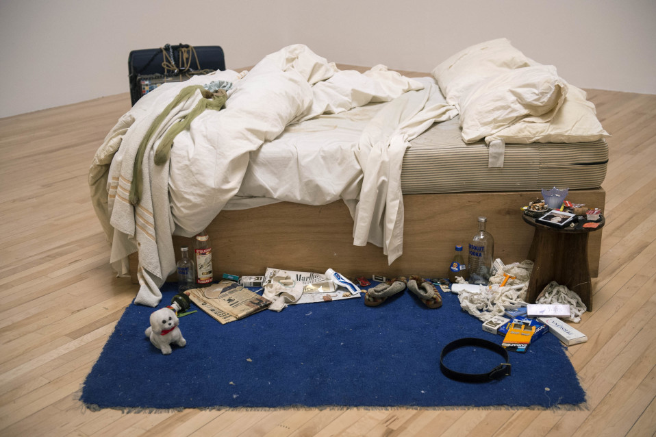 Tracey Emin: My Bed, 1998, Tate Britain -museossa