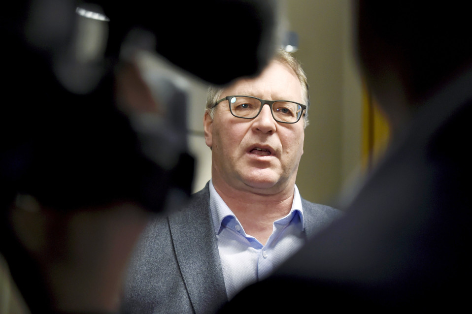 Petri Vanhala valtakunnansovittelijan toimistolla Helsingissä.
