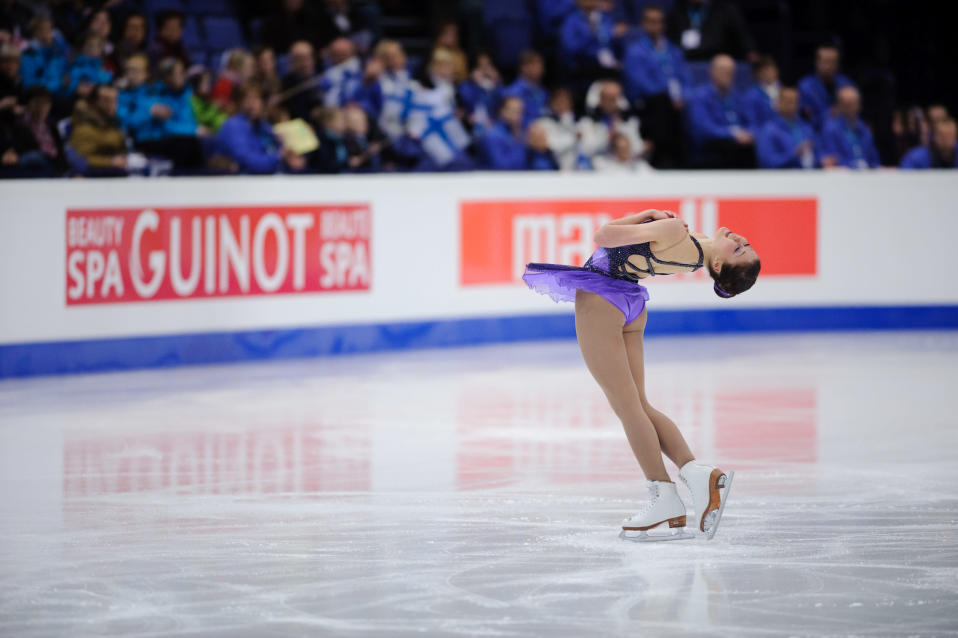 Laura Lepistö Helsingin EM-kisoissa 2009.
