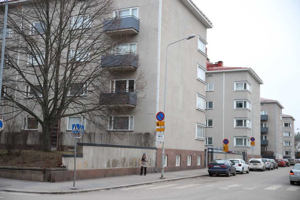 Lähteeentien lamellitalot 1930-luvun lopulta