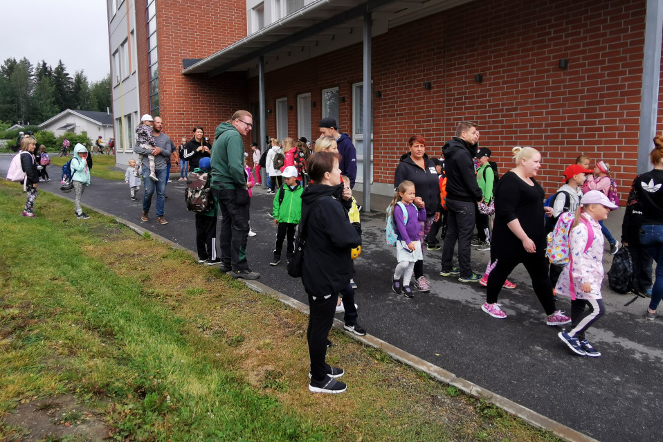 Odottava tunnelma, kohta se alkaa